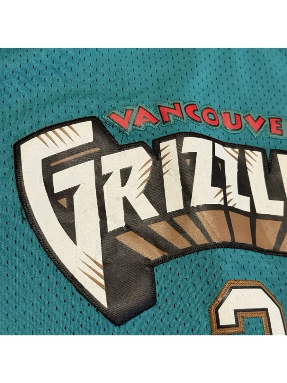 Adidas Vancouver Grizzlies Shareef Abdur-Rahim #3 NBA Hardwood Classics Size M